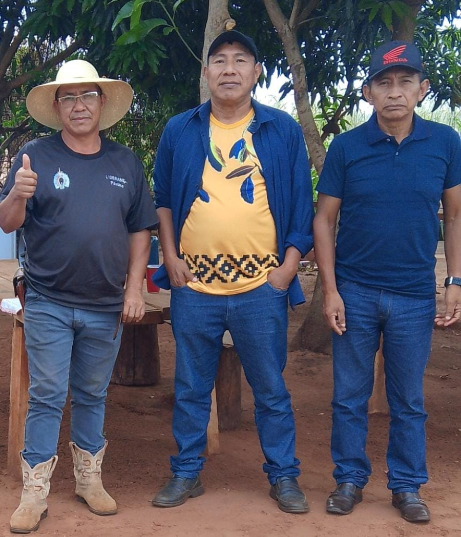 Cacique Delfino visita Aldeia Jaguapire, em Tacuru (MS), e fortalece alianças entre lideranças Guarani Kaiowá
